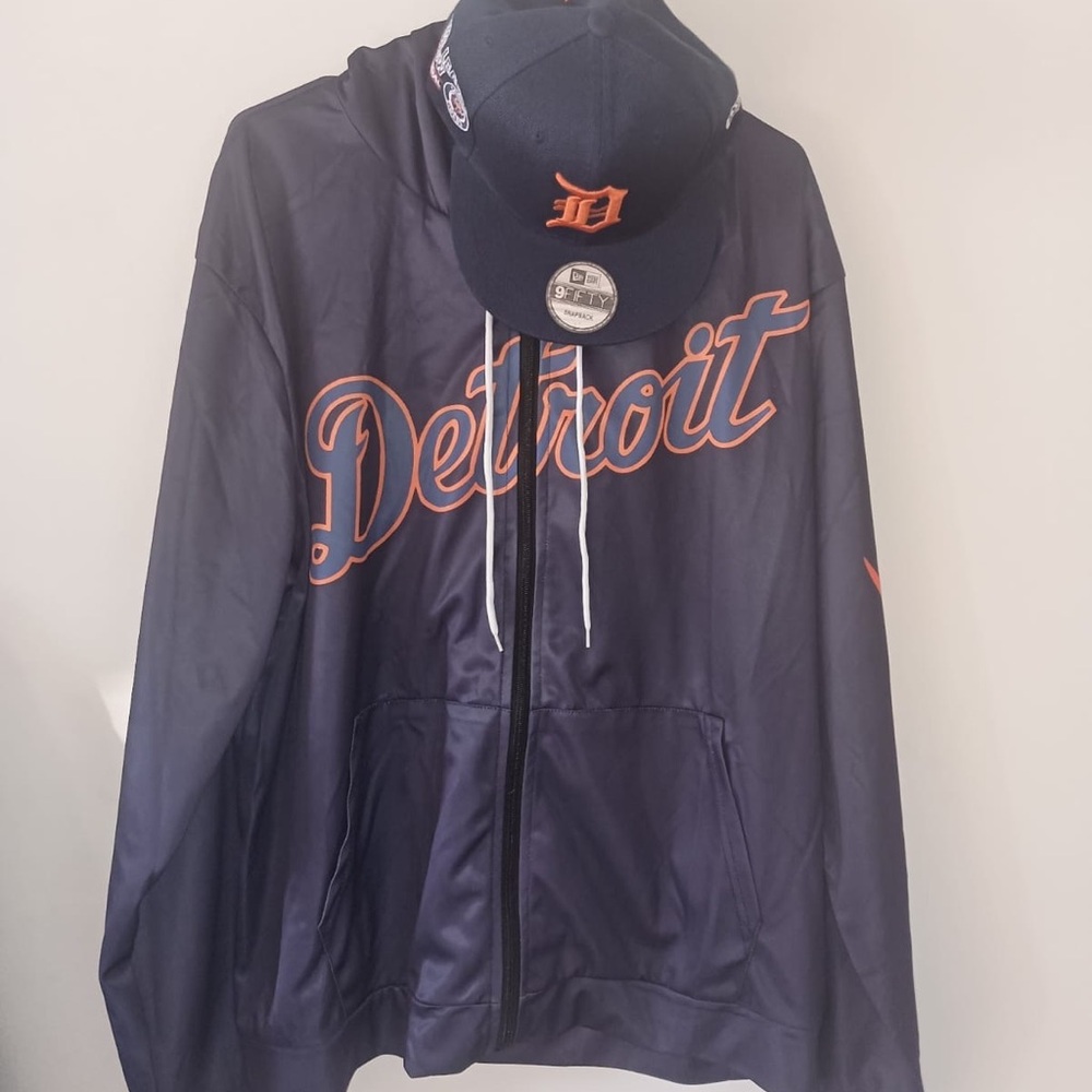 Detroit Navy Bomber Jacket